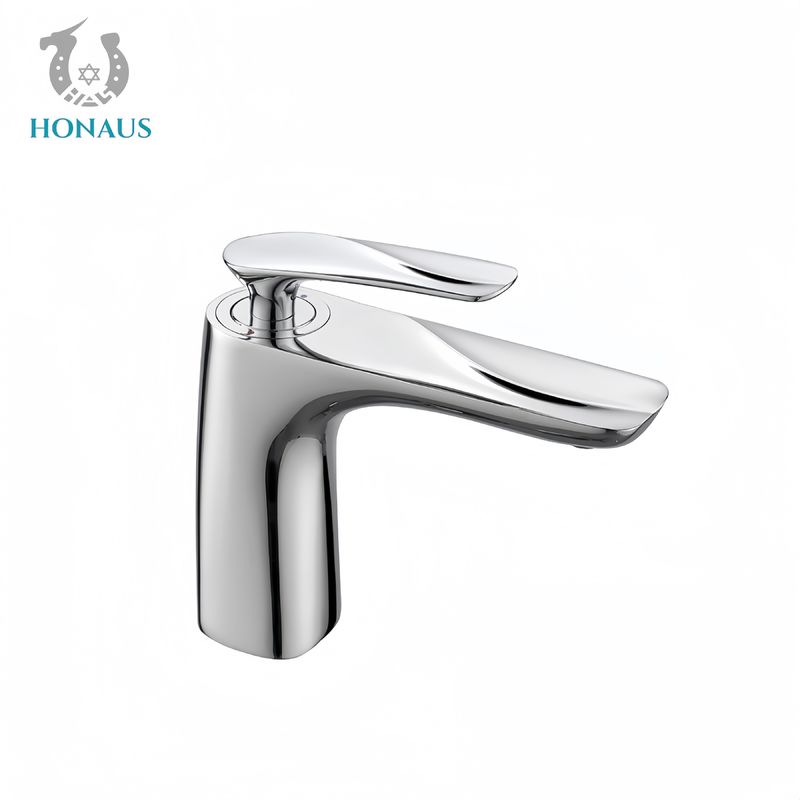 Elegant Wash Basin Faucet Mixer 0 To 90 Degree Copper Hotel Apartment Deck Mounted